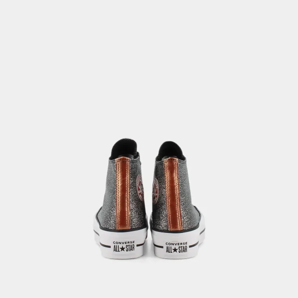 A01301CCHUCK TAYLOR ALL STAR LIFTBlack/Copper/White- SPORTIVE^CONVERSE Fashion