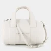 12378-ACFSCULPTED SQUARE BARREL BAG MONOEGGSHELL- BORSE^CALVIN KLEIN JEANS New