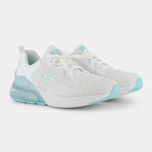 149123AIR STRATUSWhite / Light Blue Iridescent / White- SPORTIVE^SKECHERS Sale