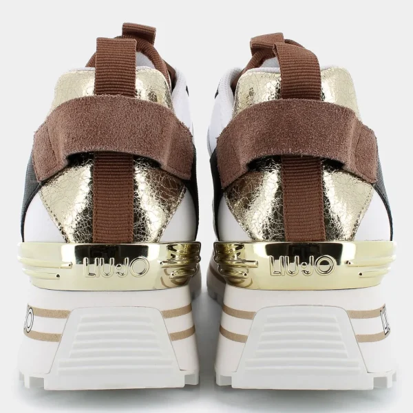 BA4057PX454S3179MAXI WONDER 72OFF WHITE-BROWN- SNEAKERS^LIU-JO Best