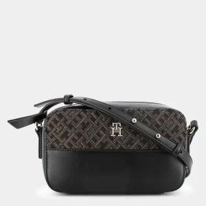 17073-BDSTH JACQUARD CAMERA BAGBLACK- TRACOLLE^TOMMY HILFIGER Discount