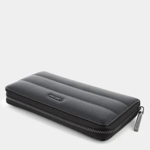 12199-BEHLINE QUILTBLACK- PICCOLA PELLETTERIA^CALVIN KLEIN New