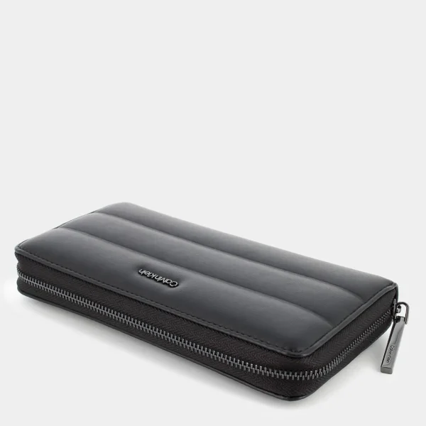 12199-BEHLINE QUILTBLACK- PICCOLA PELLETTERIA^CALVIN KLEIN New