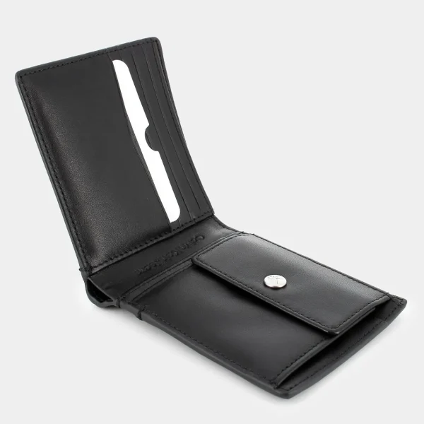 12171-BEHMONOGRAM SOFT BIFOLDBLACK- PICCOLA PELLETTERIA^CALVIN KLEIN JEANS Flash Sale