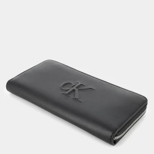 12743-BEHSCULPTED ZIP AROUNDBLACK- PICCOLA PELLETTERIA^CALVIN KLEIN JEANS Hot