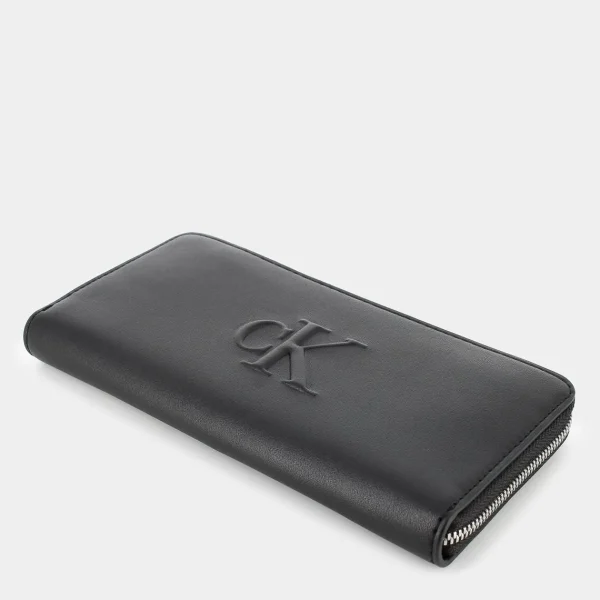 12743-BEHSCULPTED ZIP AROUNDBLACK- PICCOLA PELLETTERIA^CALVIN KLEIN JEANS Hot