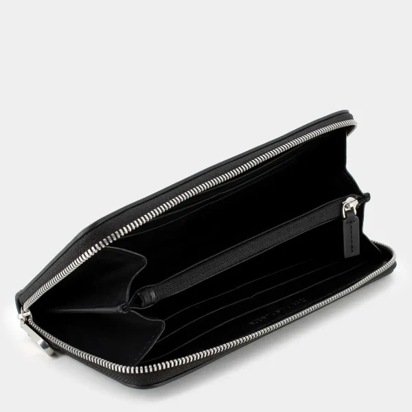 12743-BEHSCULPTED ZIP AROUNDBLACK- PICCOLA PELLETTERIA^CALVIN KLEIN JEANS Hot