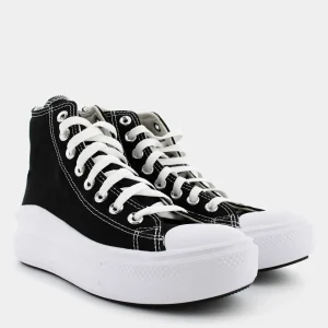 568497CCHUCK TAYLOR ALL STAR MOVEBLACK/NATURAL IVORY/WHITE- SPORTIVE^CONVERSE Cheap