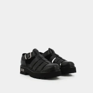 CLW362600SANDAL W LEATHER BLACK- STRINGATE^CULT Shop