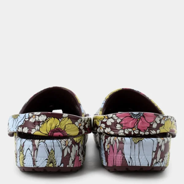 CR.208954Classic Retro Floral ClogDark Cherry/Multi- CIABATTE^CROCS New