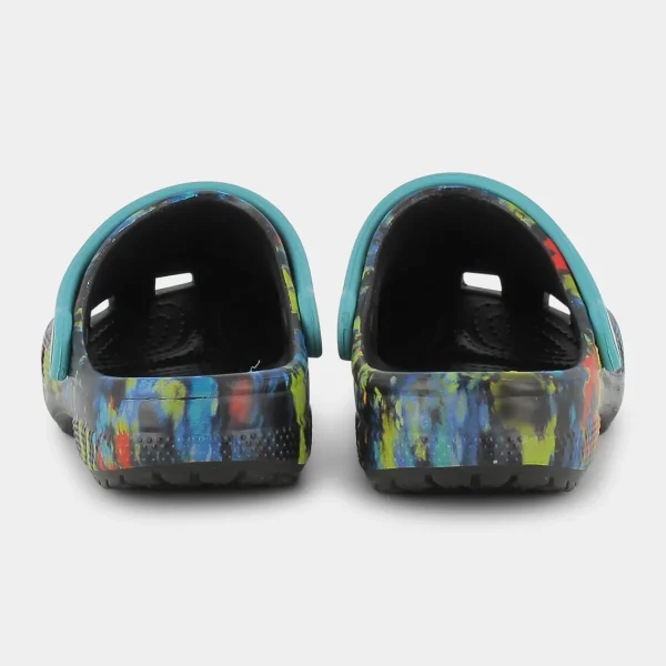 CR.206995Classic TieDye Graphic ClogTurq Tonic/Mullti- CIABATTE^CROCS Shop