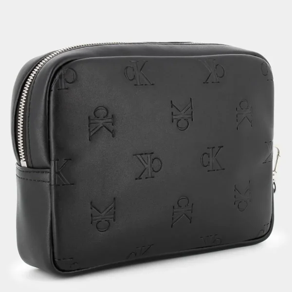 12066-0GKALL OVER PRINT EMBOSS ZIP POUCH- PICCOLA PELLETTERIA^CALVIN KLEIN JEANS Shop