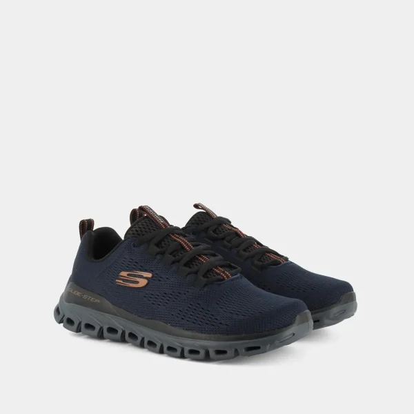 232136GLIDE-STEPNavy Mesh/Orange- SPORTIVE^SKECHERS Cheap