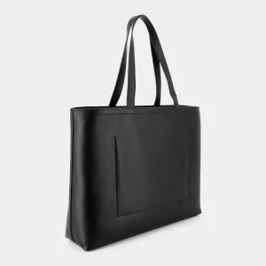 12222-0GQSCULPTED SLIM TOTEBLACK- BORSE^CALVIN KLEIN JEANS Cheap