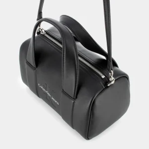 12378-0GQSCULPTED SQUARE BARREL BAG MONOBLACK- BORSE^CALVIN KLEIN JEANS New