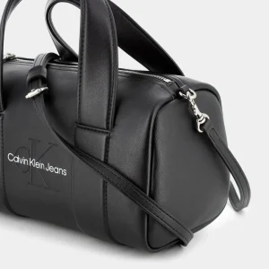 12378-0GQSCULPTED SQUARE BARREL BAG MONOBLACK- BORSE^CALVIN KLEIN JEANS New