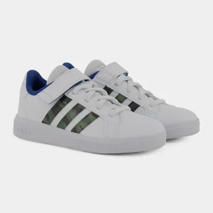 GV6809GRAND COURT 2.0 EL Kftwr white/green oxide/team royal blue- SPORTIVE^ADIDAS Store