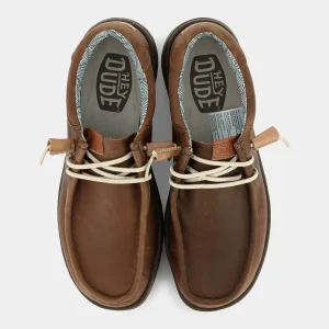 HD.40175WALLY GRIPBROWN- MOCASSINI^HEY DUDE Discount