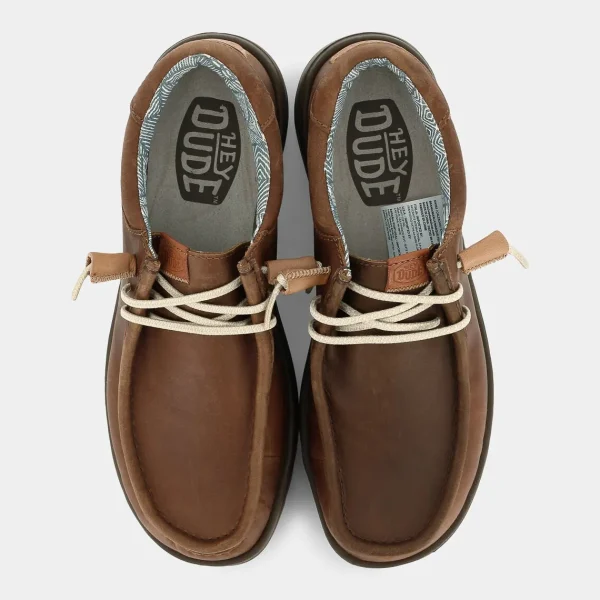 HD.40175WALLY GRIPBROWN- MOCASSINI^HEY DUDE Discount