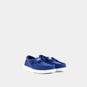 HD.40044WALLY YOUTH SLUBTRUE BLUE- SNEAKERS^HEY DUDE Cheap