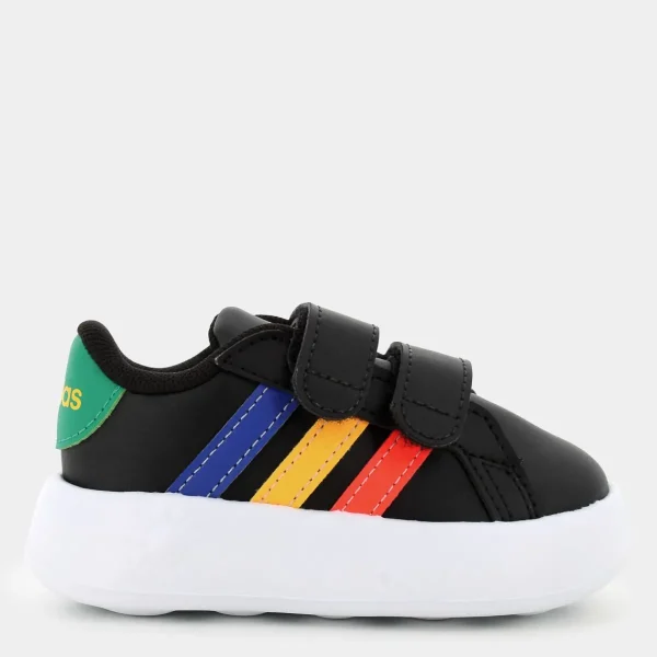 IE1372GRAND COURT 2.0CBLACK/LUCBLU/COUGRN- PRIMI PASSI^ADIDAS Outlet