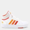 IH0181HOOPS 3FTWWHT/PRERED/ORANGE- SPORTIVE^ADIDAS Hot