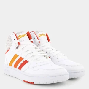 IH0181HOOPS 3FTWWHT/PRERED/ORANGE- SPORTIVE^ADIDAS Hot