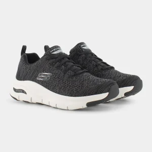 149058INFINIT ADVENTUREBlack Knit Mesh / White- SPORTIVE^SKECHERS Best