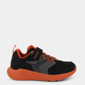 J26GBA0CEFUC0038SPRINTYEBLACK/ORANGE- SNEAKERS^GEOX Fashion