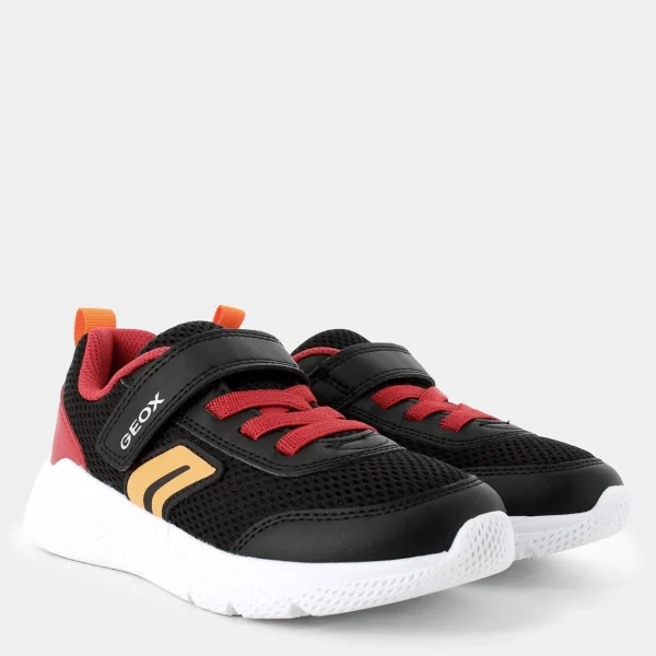 J36GBA01454C0048SPRINTYEBLACK/RED- SNEAKERS^GEOX Fashion