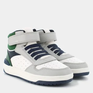 J46LQB05415C1L3XWASHIBABIANCO VERDE GRIGIO- SNEAKERS^GEOX Online