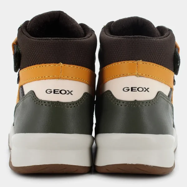 J367RF0MEFUC0966PERTHDK GREEN/OCHREYELLOW- SNEAKERS^GEOX Shop