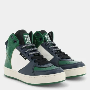 JZ190042SCOBRA 6 BOYNAVY GREEN OFF WHITE- SNEAKERS^REPLAY Hot