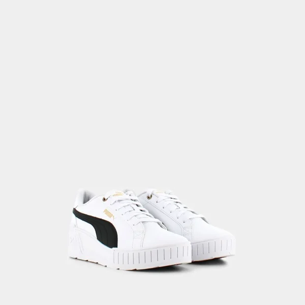 390985KARMEN WEDGEWhite/Black/Gold- SPORTIVE^PUMA Outlet