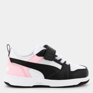 397420REBOUND V6White/Black/Whisp Of Pink- PRIMI PASSI^PUMA Clearance