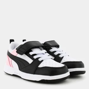 397420REBOUND V6White/Black/Whisp Of Pink- PRIMI PASSI^PUMA Clearance