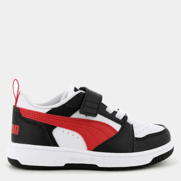 397419REBOUND V6White/For All Time Red/Black- SPORTIVE^PUMA Clearance