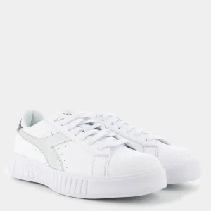 101.180855STEP P CRYSTALWHITE/SILVER- SPORTIVE^DIADORA Flash Sale