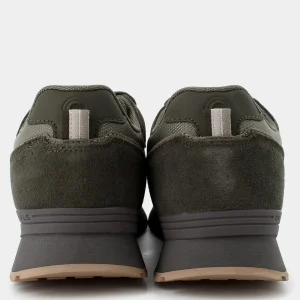 TRAVIS-MILITARY GREEN / WARM GRAY- SNEAKERS^COLMAR New