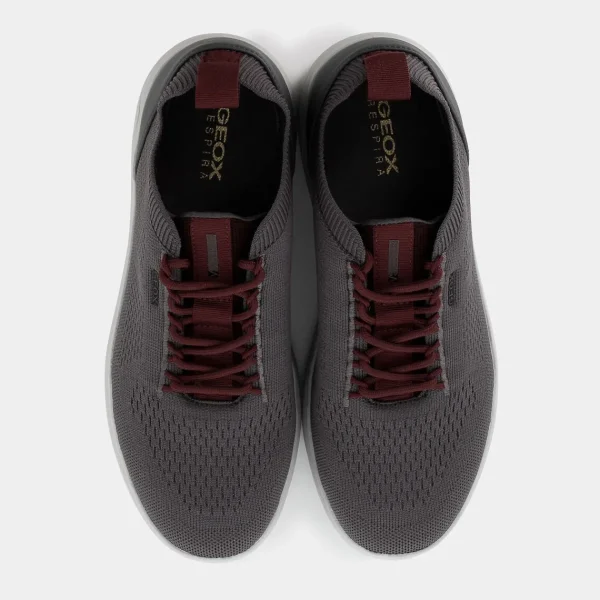 U15BYA0005ZC1EA7SPHERICA AGRAPHITE/WINE- SNEAKERS^GEOX Best