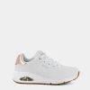 177094UNOWHITE DURABUCK/MESH- SPORTIVE^SKECHERS New