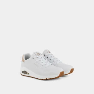 177094UNOWHITE DURABUCK/MESH- SPORTIVE^SKECHERS New