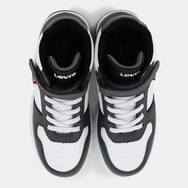 VIRV0092SKICK MIDWHITE CASTELROCK BLACK- SNEAKERS^LEVI'S Best