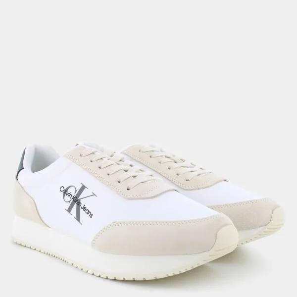 YM0008040K6PHUKET RETRO RUNNERBRIGHT WHITE/C WHITE/CHARCOAL GREY- SNEAKERS^CALVIN KLEIN JEANS Online